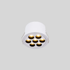 Downlight LED empotrable circular 12W - UGR18 - Corte Ø 70mm - Blanco