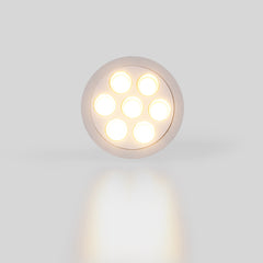 Downlight LED empotrable circular 12W - UGR18 - Corte Ø 70mm - Blanco