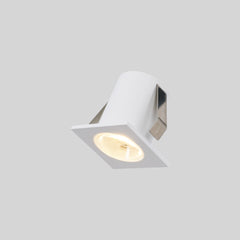Downlight LED empotrable cuadrado 2W - Chip Osram - UGR18 - Corte Ø 25mm - Blanco