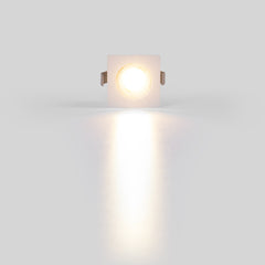 Downlight LED empotrable cuadrado 2W - Chip Osram - UGR18 - Corte Ø 25mm - Blanco