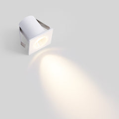 Downlight LED empotrable cuadrado 2W - Chip Osram - UGR18 - Corte Ø 25mm - Blanco