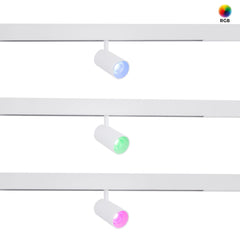 Foco LED para carril magnético RGB + CCT - 48V - 6W - Mi Light