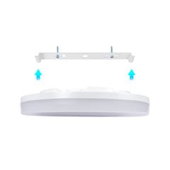 Plafón LED estanco CCT con sensor de movimiento por microondas - 24W - Ø28cm - IP65
