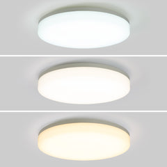 Plafón LED estanco CCT con sensor de movimiento por microondas - 24W - Ø28cm - IP65