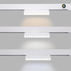 Luminaria lineal orientable para carril magnético CCT - 10W - UGR18 - Mi Light