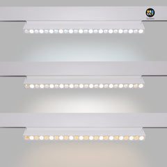 Luminaria lineal orientable para carril magnético CCT - 20W - UGR18 - Mi Light