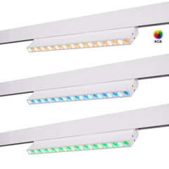 Luminaria lineal orientable para carril magnético RGB + CCT - 12W - UGR18 - Mi Light