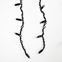Cortina de luces LED - 1,5m x 90cm - 100 luces - Blanco frío