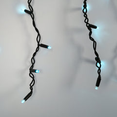 Cortina de luces LED - 1,5m x 90cm - 100 luces - Blanco frío