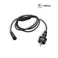 Cortina de luces LED - 1,5m x 90cm - 100 luces - Blanco cálido