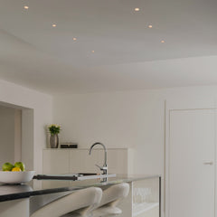 Downlight LED empotrable circular 12W - UGR18 - Corte Ø 70mm - Blanco