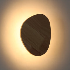 Aplique de pared madera "Eclipse 3" 8W - Luz cálida