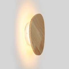 Aplique de pared madera "Eclipse 3" 8W - Luz cálida