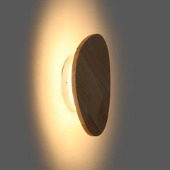 Aplique de pared madera "Eclipse 3" 8W - Luz cálida