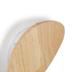 Aplique de pared madera "Eclipse 3" 8W - Luz cálida