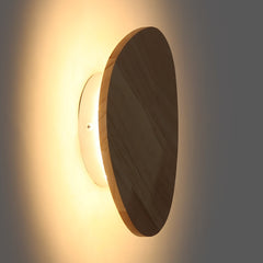 Aplique de pared interior de madera "Eclipse 3" 12W - Luz cálida