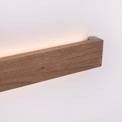 Aplique de pared lineal madera "Wooden" - 26W - 100cm - Driver Philips