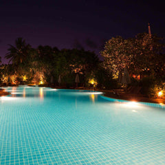 Foco LED para piscina de superficie 12V AC - 24W - Sumergible - IP68
