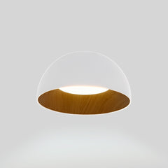 Lámpara de techo LED CCT 12W - Efecto madera - ø35cm