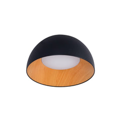 Lámpara de techo LED CCT 12W - Efecto madera - ø35cm