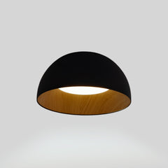 Lámpara de techo LED CCT 12W - Efecto madera - ø35cm