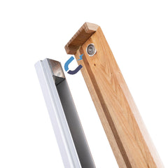 Aplique de pared lineal madera "Wooden" - 26W - 100cm - Driver Philips