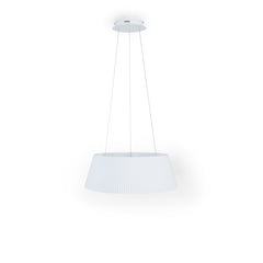 Lámpara colgante LED CCT 24W - Efecto madera - ø46cm