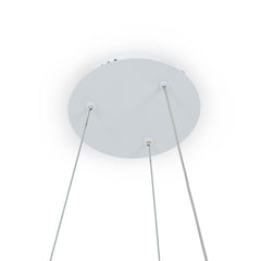 Lámpara colgante LED CCT 24W - Efecto madera - ø46cm