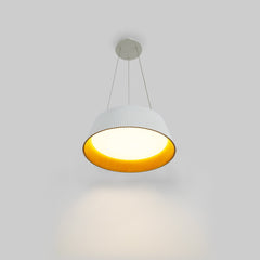 Lámpara colgante LED CCT 24W - Efecto madera - ø46cm