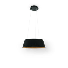 Lámpara colgante LED CCT 24W - Efecto madera - ø46cm