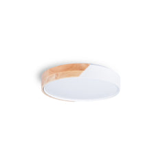 Plafón LED techo CCT 24W - Madera y Policarbonato - ø40cm - IP22