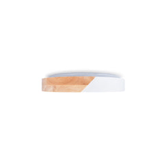 Plafón LED techo CCT 24W - Madera y Policarbonato - ø40cm - IP22