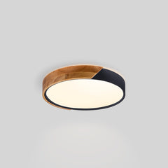 Plafón LED techo CCT 24W - Madera y Policarbonato - ø40cm - IP22