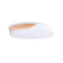 Plafón LED techo CCT 36W - Madera y Policarbonato- ø50cm - IP22