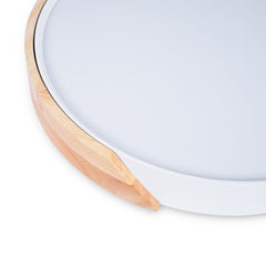 Plafón LED techo CCT 36W - Madera y Policarbonato- ø50cm - IP22
