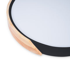 Plafón LED techo CCT 36W - Madera y Policarbonato- ø50cm - IP22