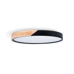 Plafón LED techo CCT 36W - Madera y Policarbonato- ø50cm - IP22