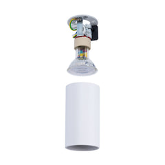 Aplique de techo aluminio "Sandy" - GU10