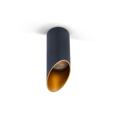 Aplique de techo aluminio "Malvi" - Biselado - 15cm - GU10