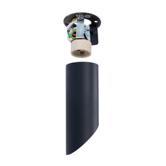 Aplique de techo aluminio "Malvi" - Biselado - 15cm - GU10