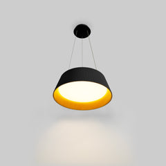 Lámpara colgante LED CCT 24W - Efecto madera - ø46cm