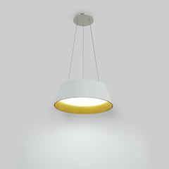 Lámpara colgante LED CCT 24W - Efecto madera - ø46cm