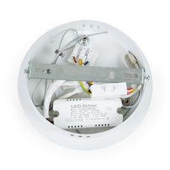 Lámpara colgante LED CCT 24W - Efecto madera - ø46cm