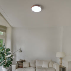Plafón LED techo CCT 36W - Madera y Policarbonato- ø50cm - IP22