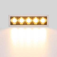 Foco lineal LED empotrable 10W - Chip OSRAM - UGR18 - CRI90