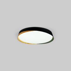 Lámpara de techo LED tipo plafón CCT 24W - Efecto madera - ø40cm - IP22