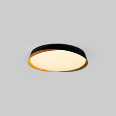 Lámpara de techo LED tipo plafón CCT 24W - Efecto madera - ø40cm - IP22