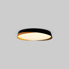 Lámpara de techo LED tipo plafón CCT 24W - Efecto madera - ø40cm - IP22