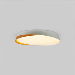 Lámpara de techo LED tipo plafón CCT 36W - Efecto madera - ø50cm - IP22