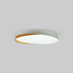 Lámpara de techo LED tipo plafón CCT 36W - Efecto madera - ø50cm - IP22